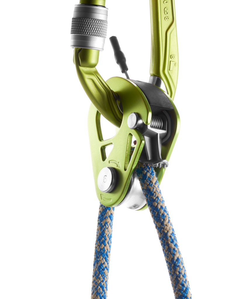 Edelrid Spoc – ultra-light pulley with backstop