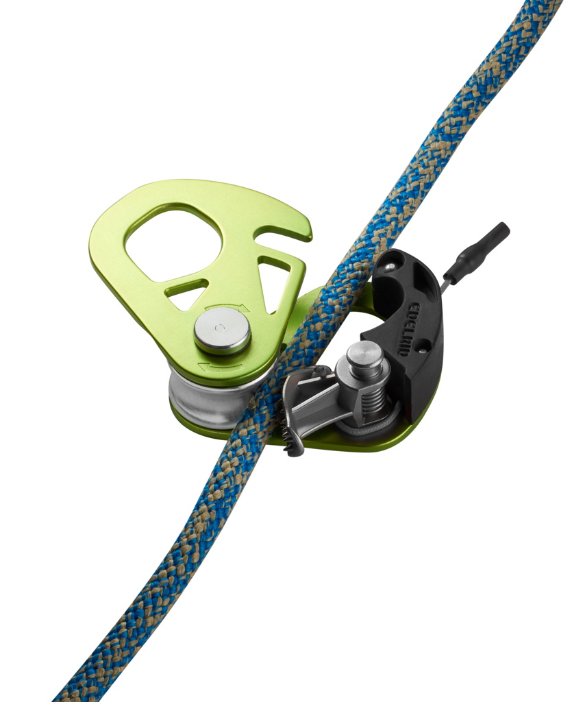 Edelrid Spoc – ultra-light pulley with backstop