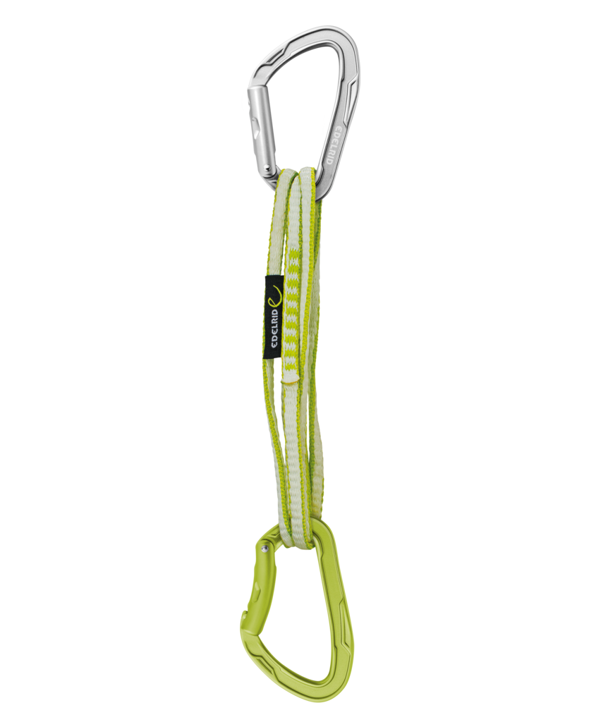 Edelrid Mission Set II – set di rinvii ultraleggeri per alpinismo e arrampicata trad (14 cm / 60 cm)