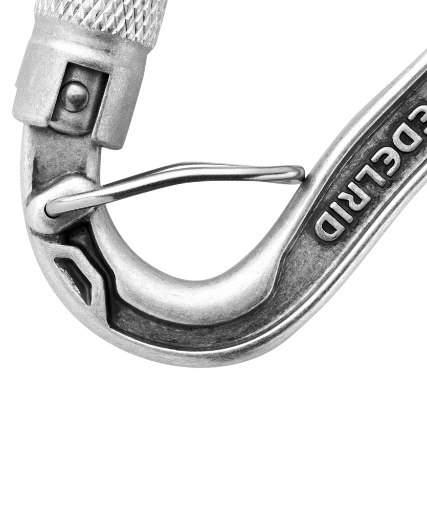 Edelrid HMS Bulletproof Triple FG  ECO– robust HMS biner for belaying