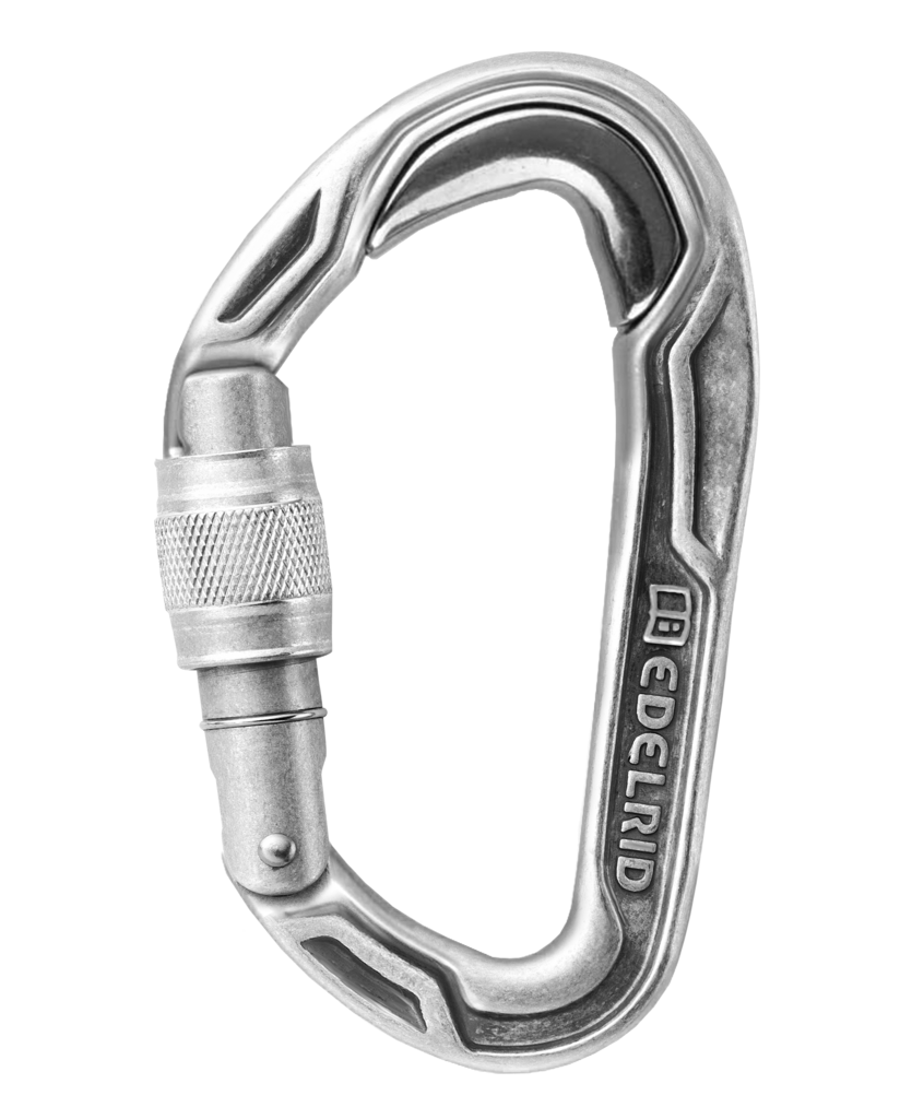 Edelrid Bulletproof Screw ECO (Offset-D) – compact, durable screwgate biner