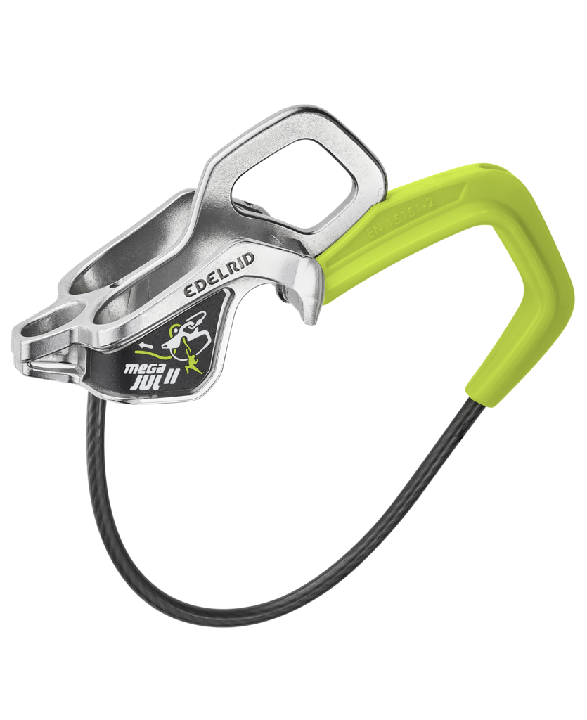 Edelrid Mega Jul – stainless steel belay device & descender