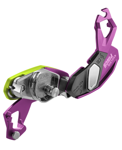 Edelrid Pinch – assicurazione con frenata assistita e attacco diretto all'imbracatura