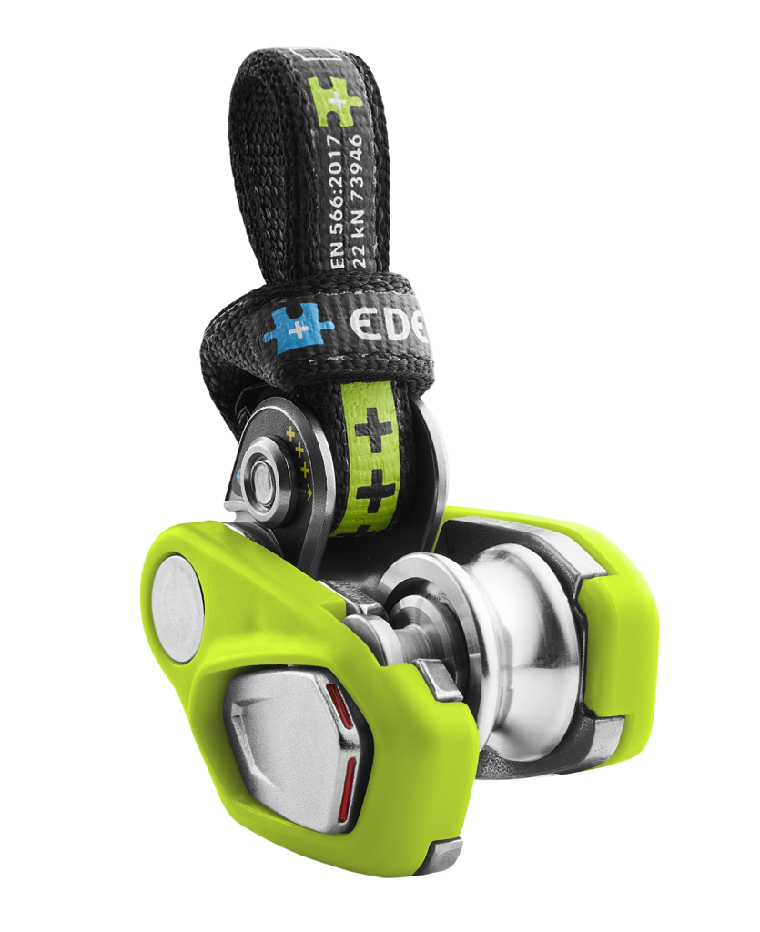 Edelrid OHMEGA – compact brake assistant for safer, softer belaying