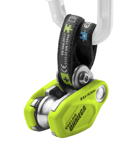 Edelrid OHMEGA – compact brake assistant for safer, softer belaying