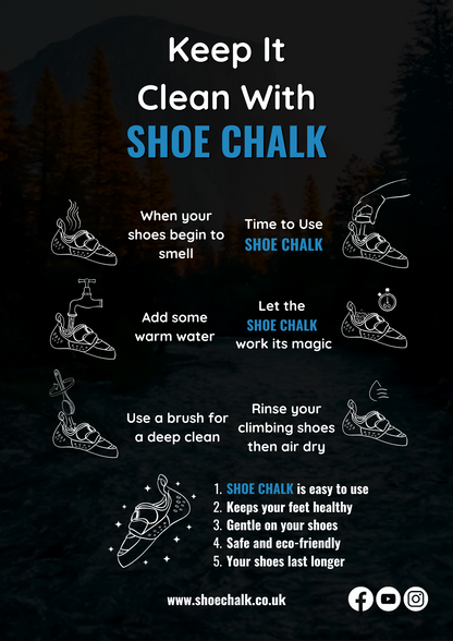Shoe Chalk - Deep clean your climbing shoes!