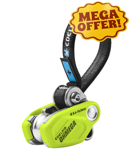 Edelrid OHMEGA – compact brake assistant for safer, softer belaying